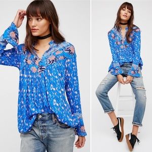 Free People Wildflower Fields’ tunic dress EUC